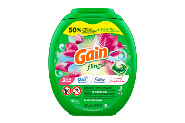 Free $4.00 Gain Liquid Laundry Detergent Coupon