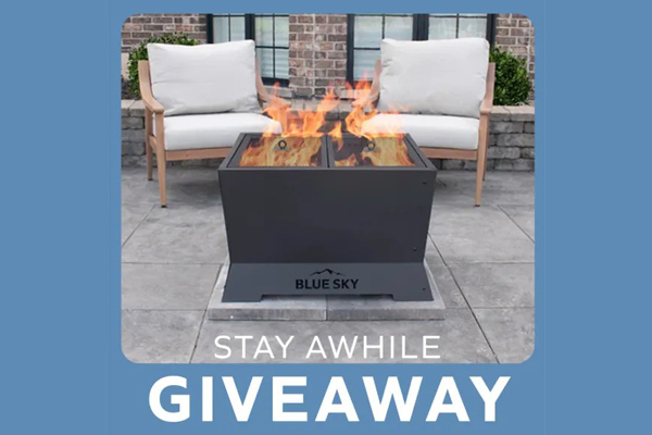 Win Blue Sky Fire Pit