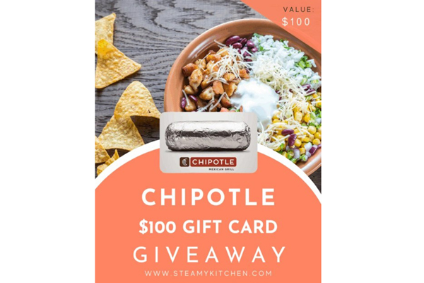 Win a $100 Chipotle Gift Card